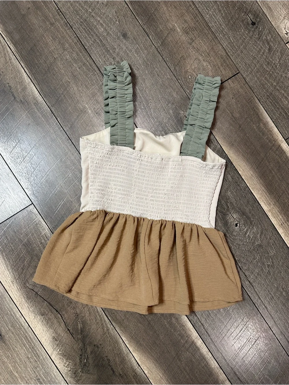 In February Ruffle Colorblock Tank Top - Picture 5 of 7